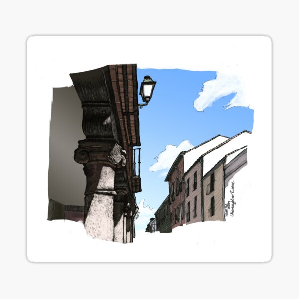 Calle Mayor de Alcalá Pegatina