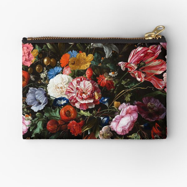 Dutch Midnight Garden Zipper Pouch