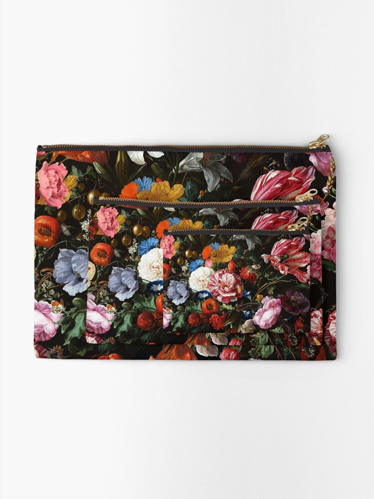 Alternate view of Dutch Midnight Garden Zipper Pouch