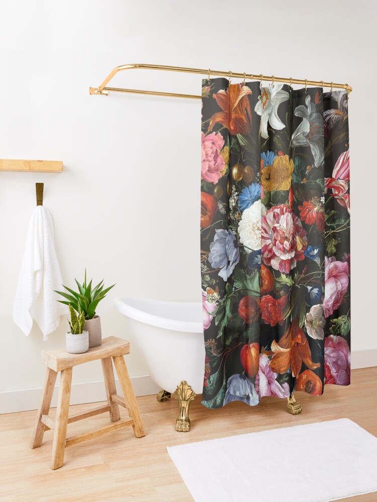 "Dutch Midnight Garden" Shower Curtain for Sale by UtArt Redbubble