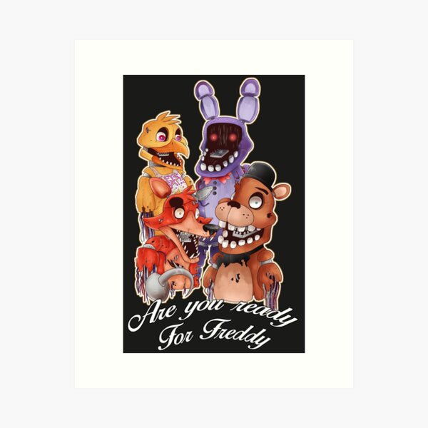 Withered foxy five nights at freddys 2 Art Print for Sale by