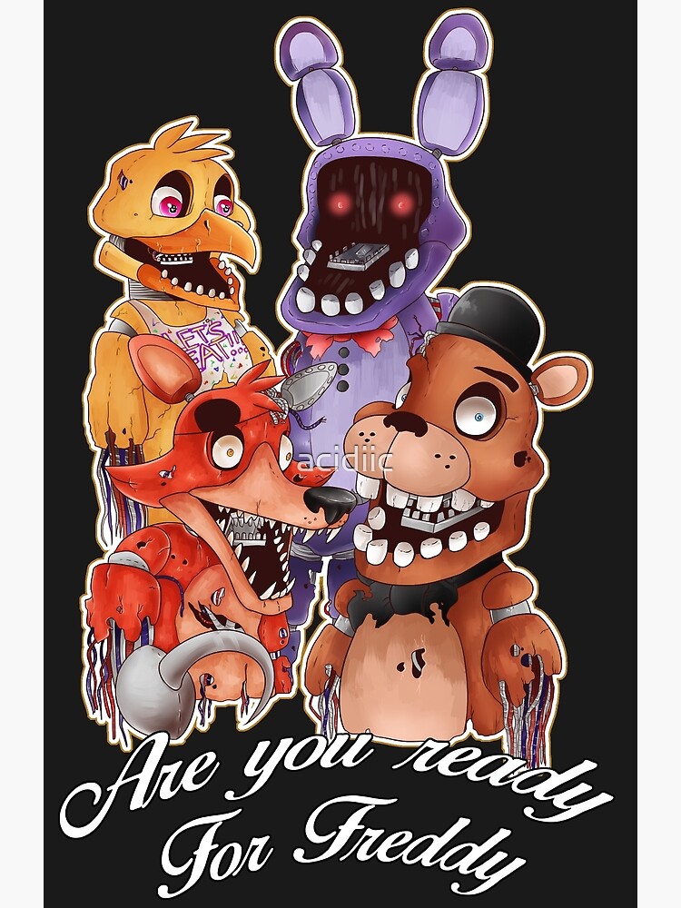 Withered foxy five nights at freddys 2 Photographic Print for