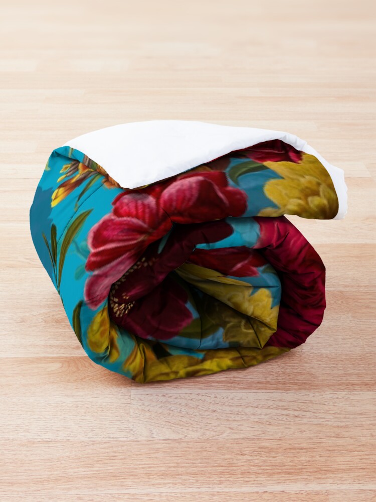 Alternate view of Moody florals - Mystic Night 7 Comforter
