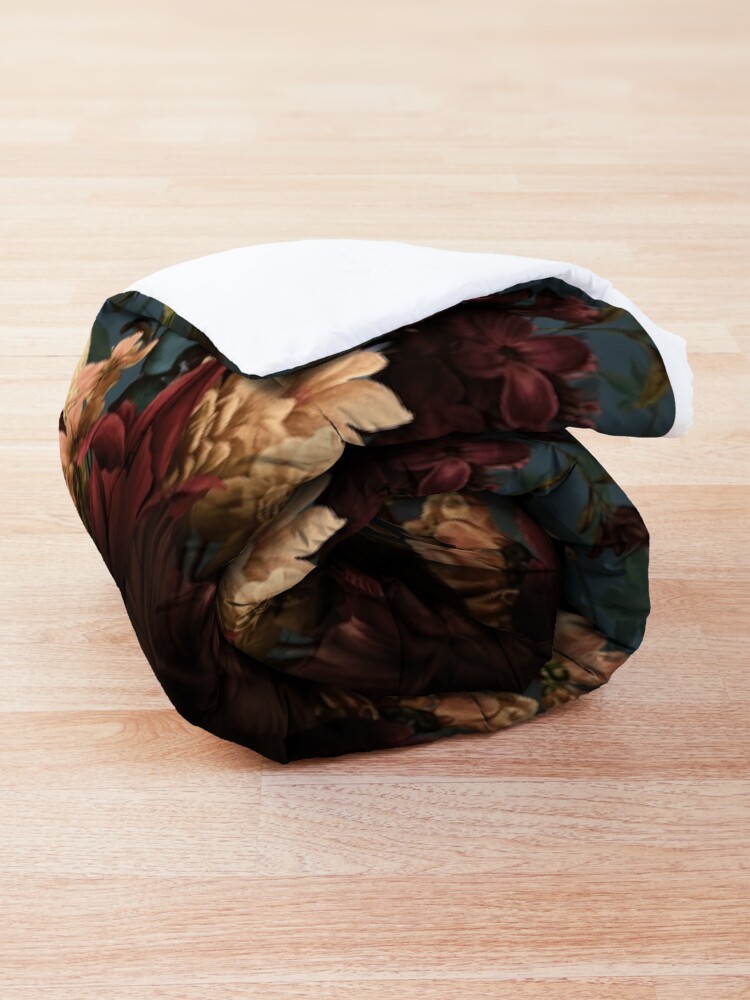 Alternate view of Moody florals - Mystic Night 10 Comforter