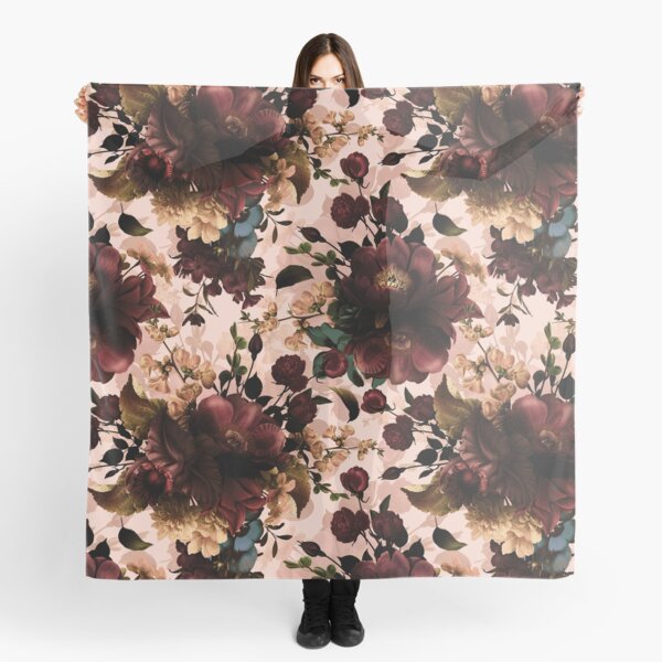 Moody florals - Mystic Night 11 Scarf