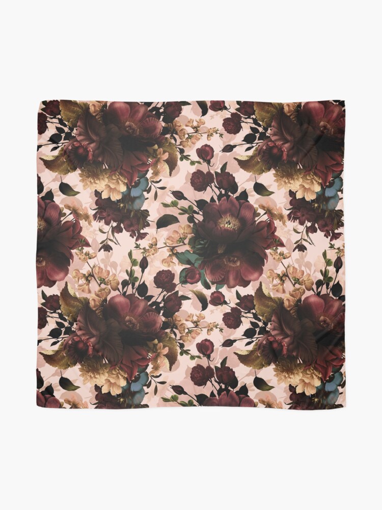 Alternate view of Moody florals - Mystic Night 11 Scarf