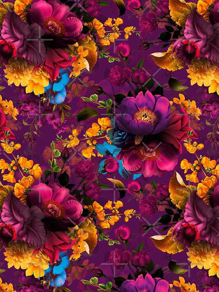 Moody florals - Mystic Night 12 by UtArt
