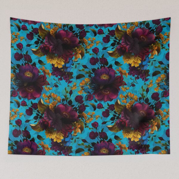 Item preview, Moody florals - Mystic Botanical Night Garden 13 Nightgarden designed and sold by UtArt.