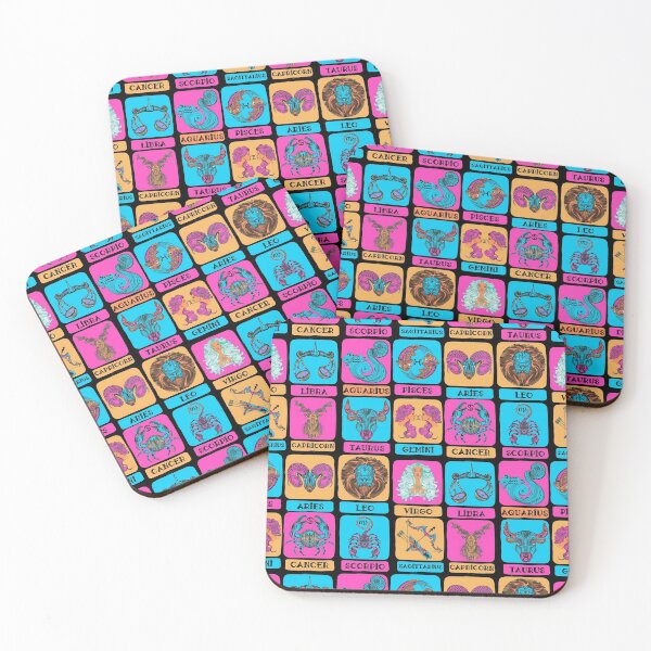 Item preview, Zodiac Signs Pop Art  colorful Vintage Astrology Signs Horoscope Fun  designed and sold by funnytshirtemp.
