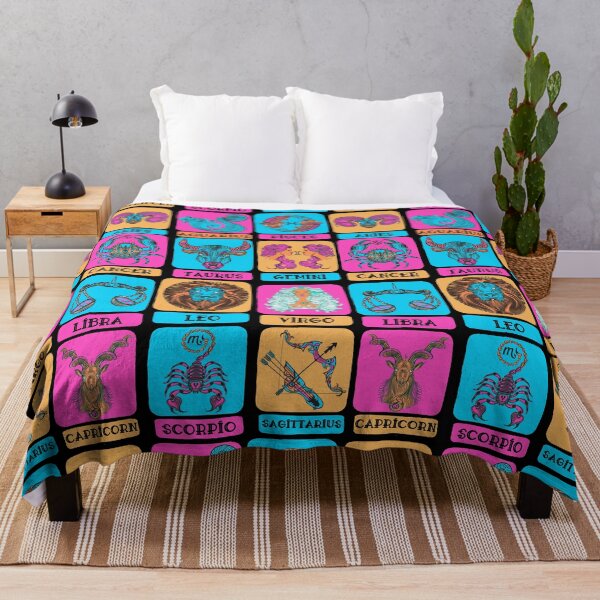 Item preview, Zodiac Signs Pop Art colorful Vintage Astrology Signs Horoscope Fun designed and sold by funnytshirtemp.