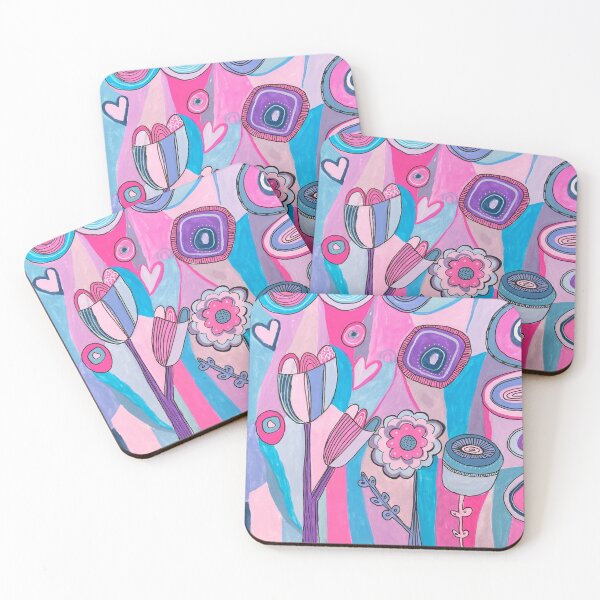 Item preview, Pink Summer florals designed and sold by MyCraftyNell.
