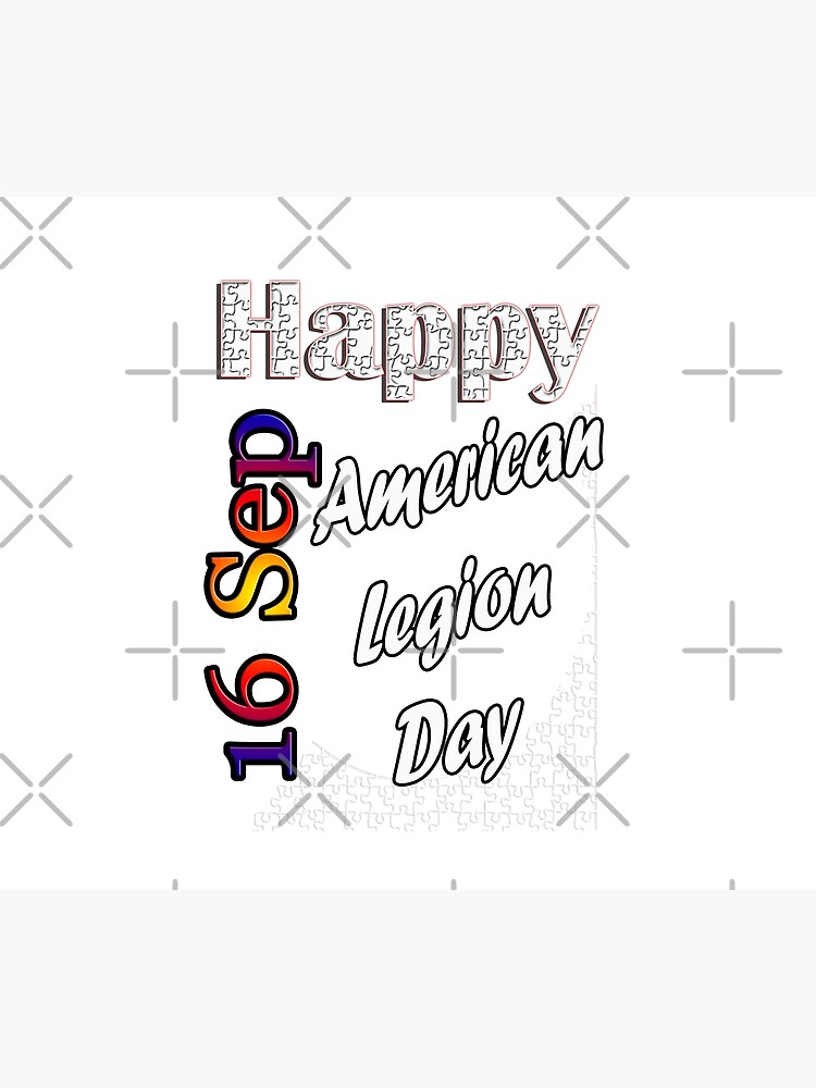 "Sept 16th ,American Legion Day, Custom gift design" Throw Blanket for