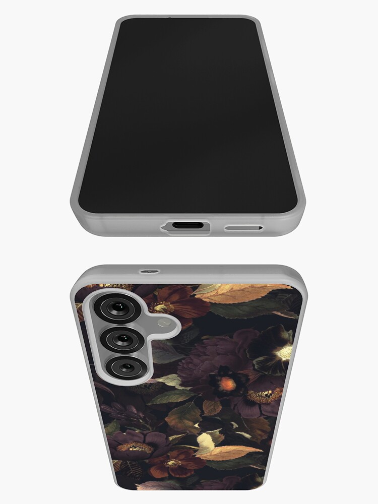 Aperçu 3 sur 4. Coque Samsung Galaxy avec l'œuvre Jardin botanique nocturne mystique Jardin de nuit créée et vendue par UtArt.