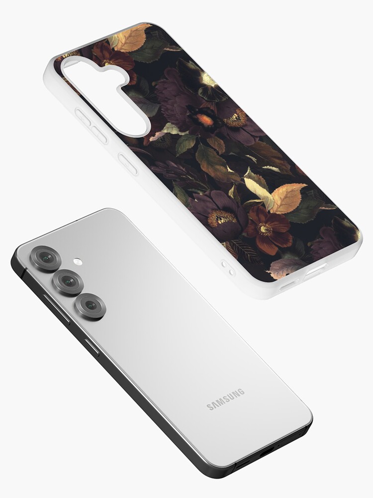 Aperçu 2 sur 4. Coque Samsung Galaxy avec l'œuvre Jardin botanique nocturne mystique Jardin de nuit créée et vendue par UtArt.
