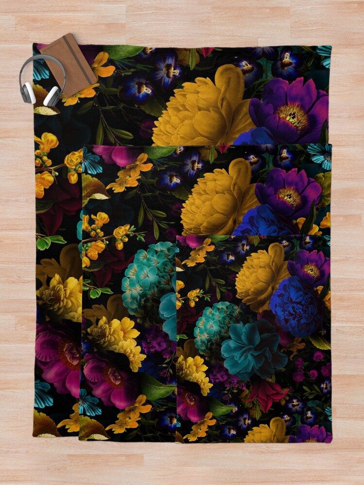 Alternate view of Mystical night II Throw Blanket