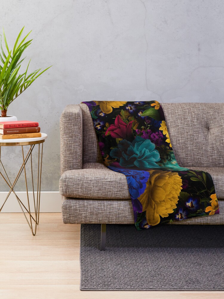 Alternate view of Mystical night II Throw Blanket