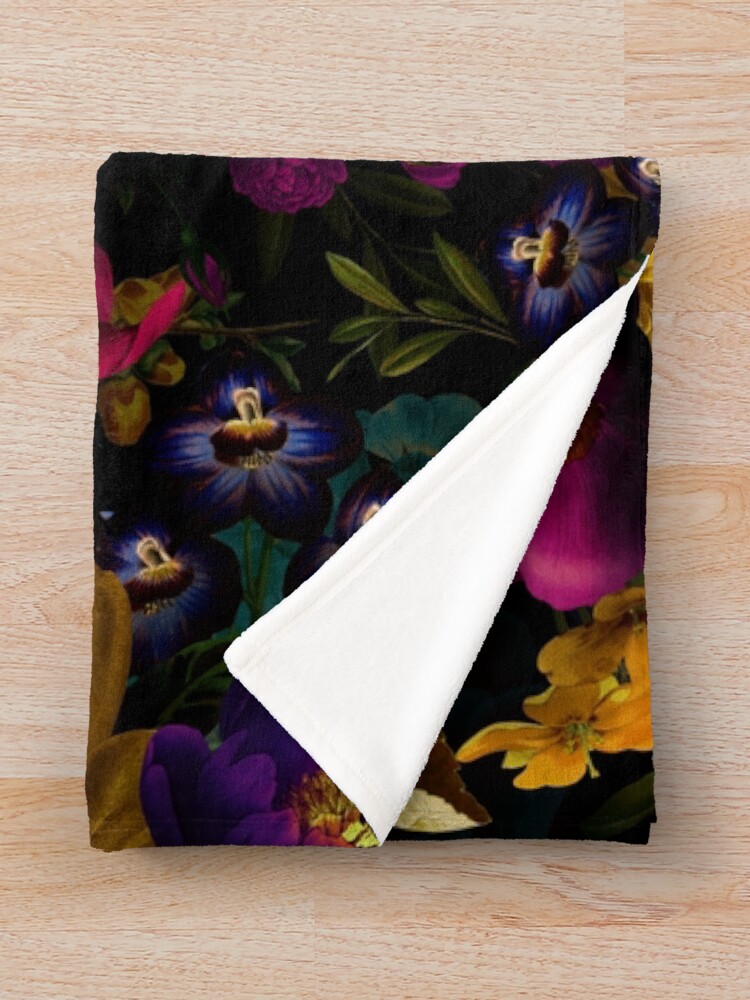 Alternate view of Mystical night II Throw Blanket