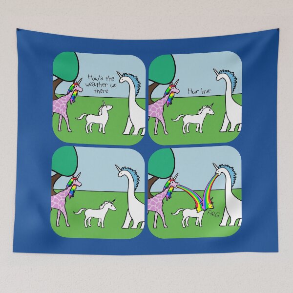 Item preview, How's The Weather Up There? (Horned Warrior Friends) designed and sold by jezkemp.