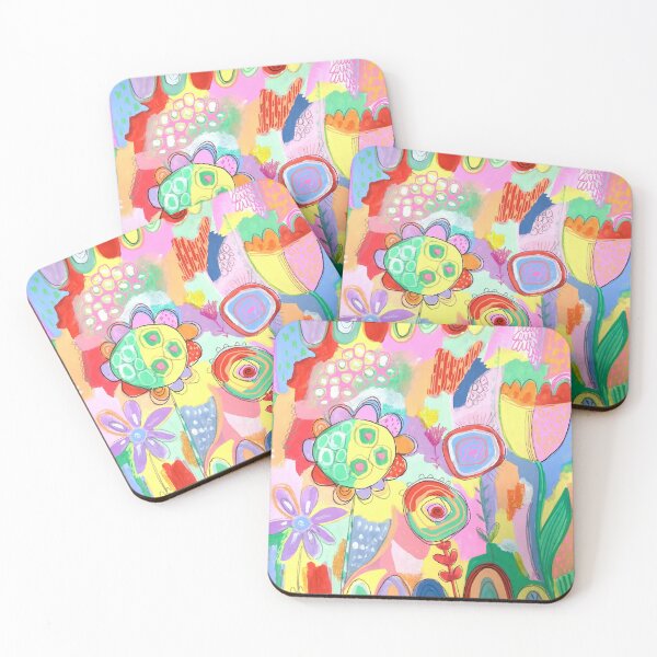 Item preview, Bright colourful florals designed and sold by MyCraftyNell.