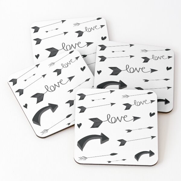 Item preview, Black Arrows and Love Sticker Pack designed and sold by The-Goods.