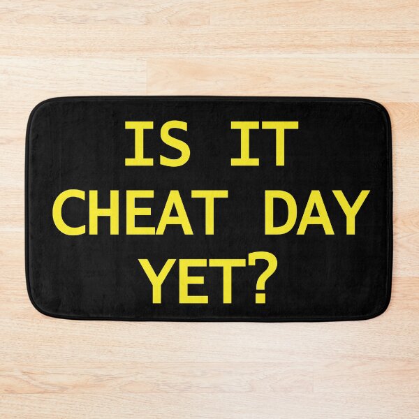 Item preview, is it cheat day? designed and sold by MallsD.
