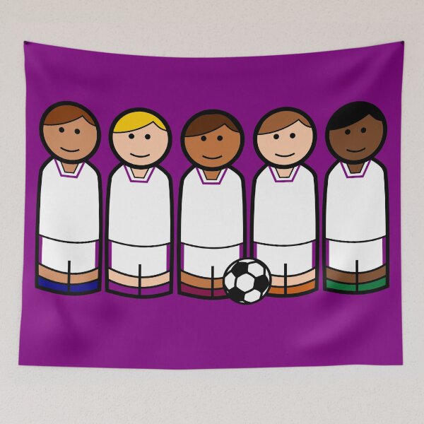 Item preview, Soccer / Football Wooden Peg Dolls designed and sold by pegdolltees.
