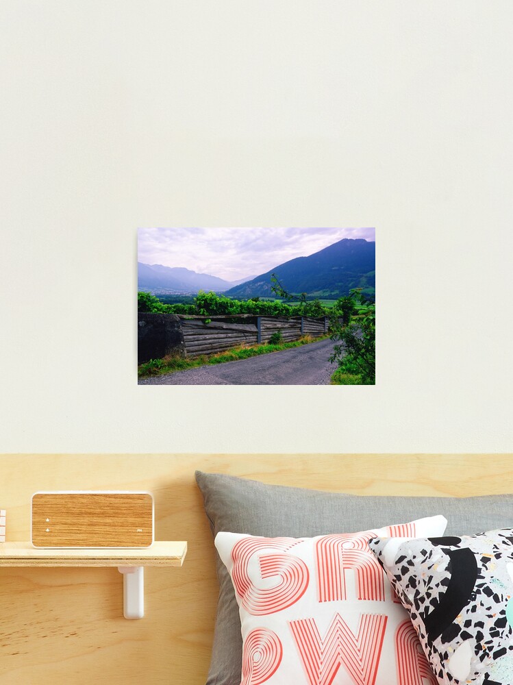 Thumbnail 2 of 3, Photographic Print, Valley of Vineyards designed and sold by Mallorn.