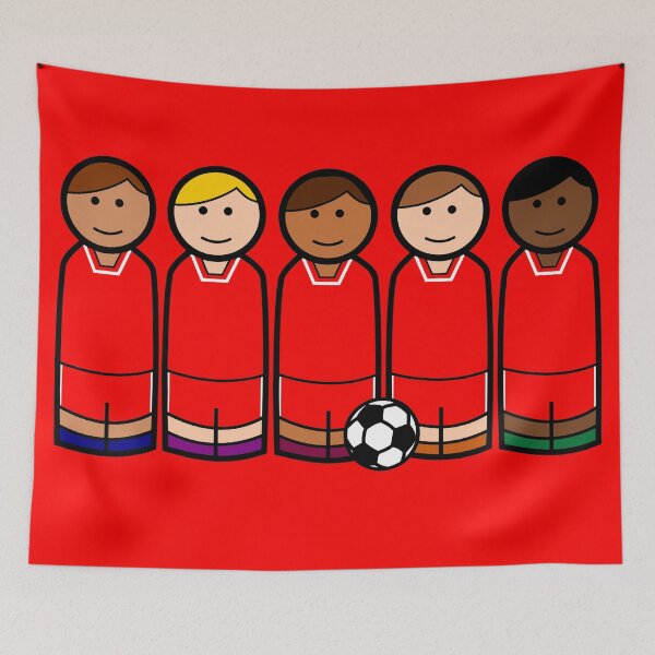 Item preview, Soccer / Football Wooden Peg Dolls designed and sold by pegdolltees.