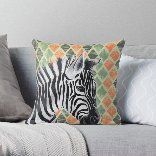 Zebra Throw Pillow