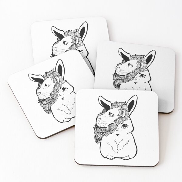 Item preview, Rabbit with a Lion Mask designed and sold by ZaryaKiqo.