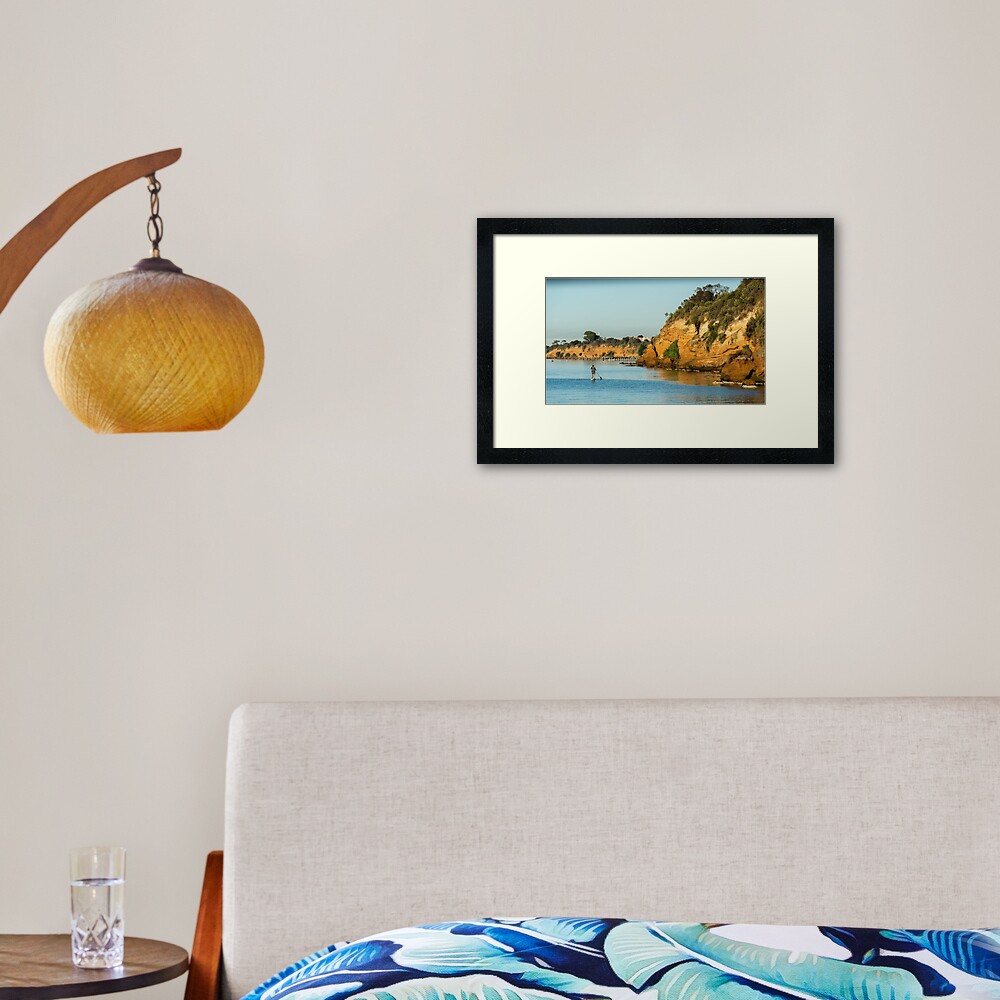 Beaumaris Cliffs Framed Art Print