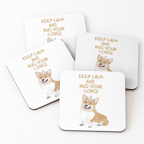 Item preview, Keep Calm and Hug Your Corgi designed and sold by UtArt.
