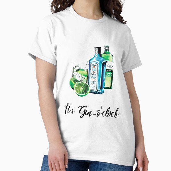 Item preview, Gin O Clock designed and sold by pugpupprints.