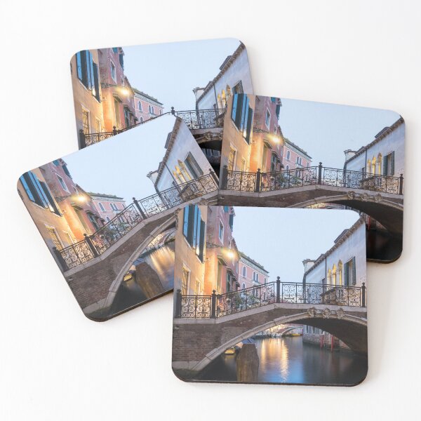 Item preview, The Magic of Small Canals in Venice Italy - Beneath a Charismatic Wrought Iron Bridge designed and sold by Georgia Mizuleva.