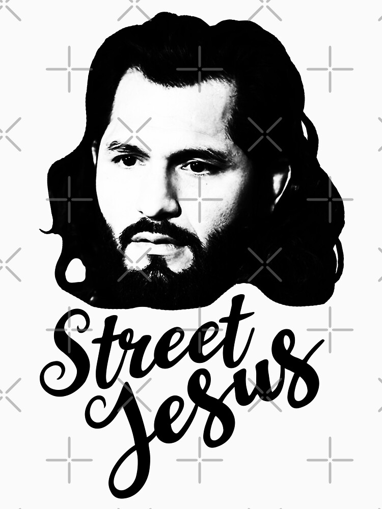 Thumbnail 7 of 7, Essential T-Shirt, Street Jesus Jorge Masvidal designed and sold by SavageRootsMMA.