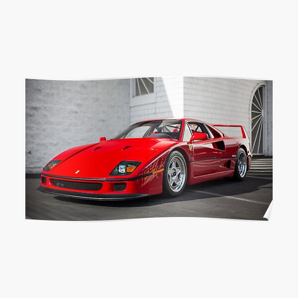 Ferrari F40 Poster