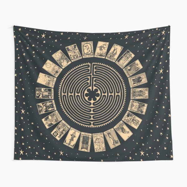 Item preview, Labyrinth and Tarot Wheel designed and sold by wildtribe.