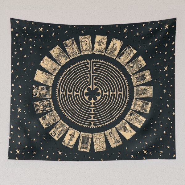 Item preview, Labyrinth and Tarot Wheel designed and sold by wildtribe.