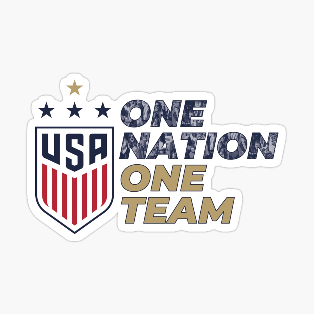 Usa Soccer Women One Nation One Team Champions 4 Stars Poster By Erenbros Redbubble