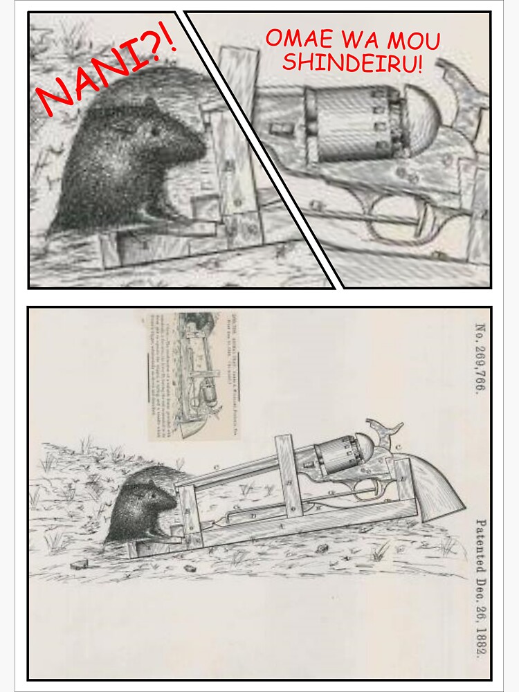 Two Rats Approach An Obvious Rat Trap On A Bunk Art Print by Jason Adam  Katzenstein - Fine Art America