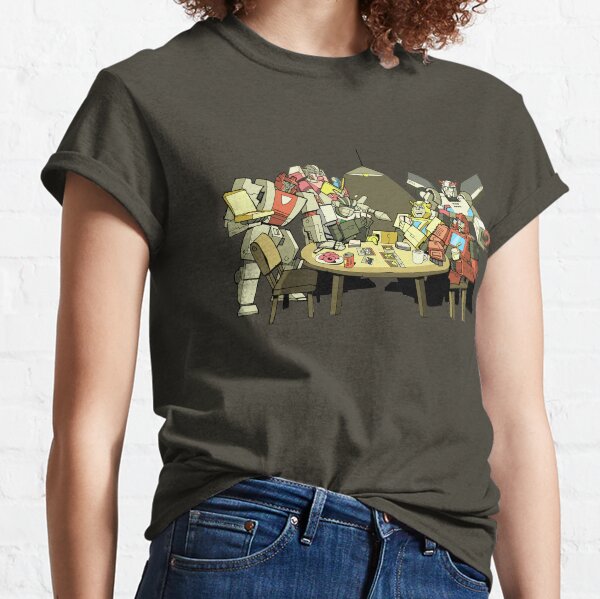 Transformers doing a card game Classic T-Shirt