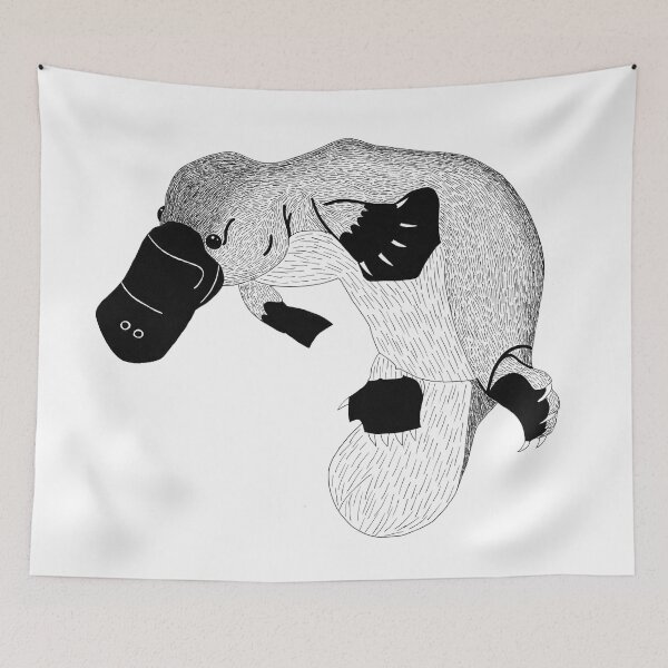 Item preview, Platypus (ink illustrations of weird animals that are real) designed and sold by InkDier.
