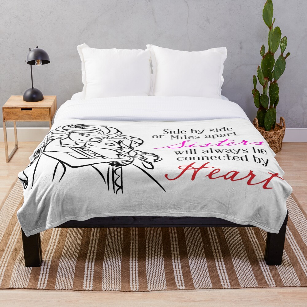 "Sisters" Throw Blanket for Sale by kathrynne Redbubble