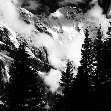 Artwork thumbnail, Alpine Classic (B/W) by Mallorn