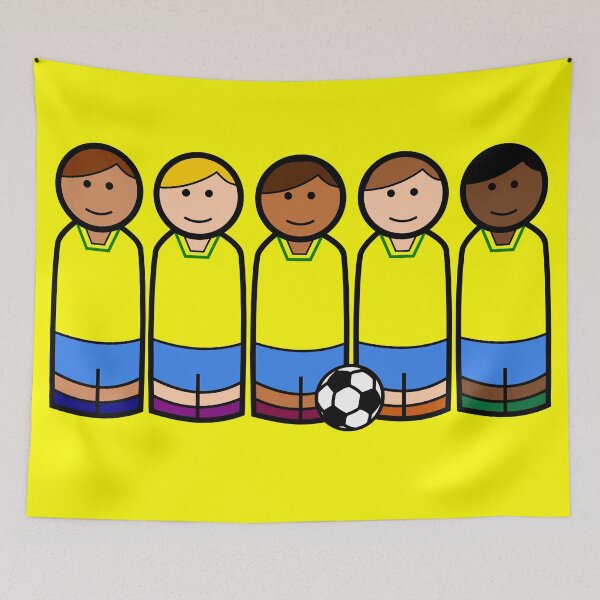 Item preview, Soccer / Football Wooden Peg Dolls designed and sold by pegdolltees.