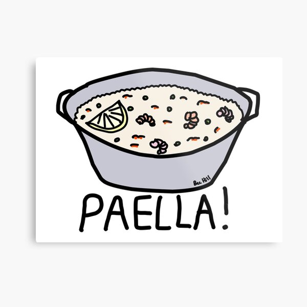 PAELLA! Metal Print