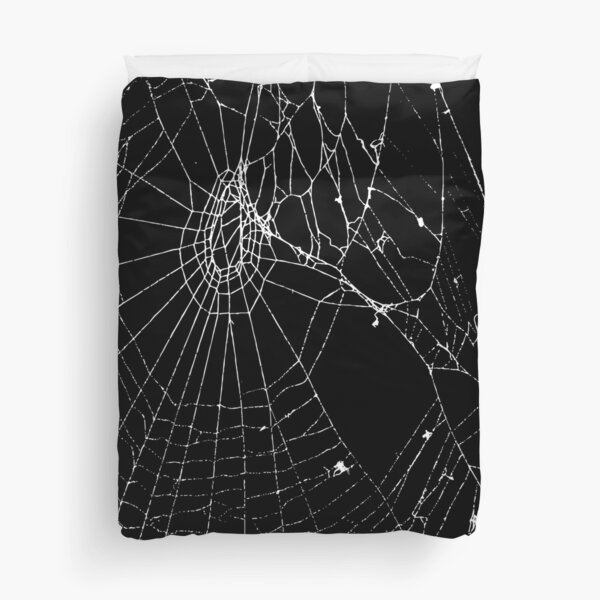 spider web duvet cover