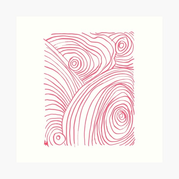 2019 07 08 sketchbook red Art Print