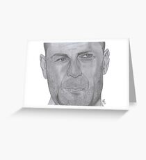Bruce Willis Greeting Card