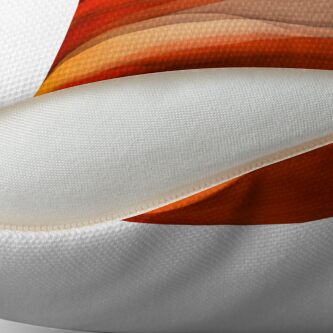 Alternate view of Sea of sand and caramel waves Throw Pillow